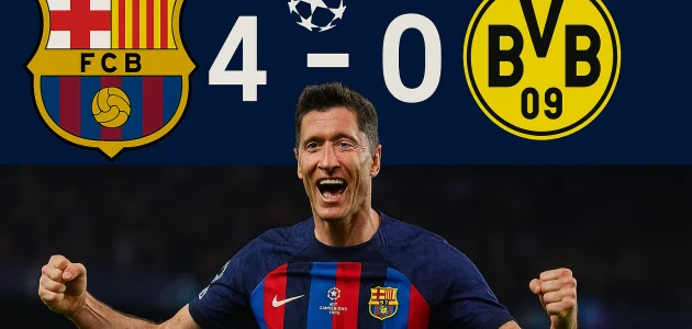 برشلونة يضع قدماً في نصف نهائي دوري أبطال أوروبا